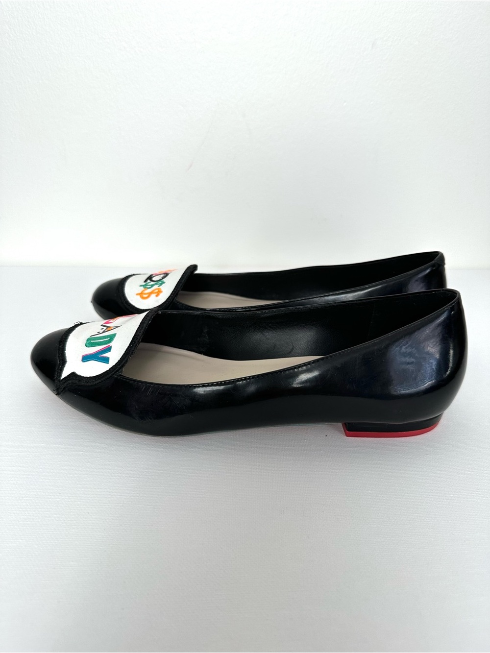 Sophia Webster Boss Lady Patent Leather Flats Kitschy Twee Eclectic Dopamine - Picture 3 of 11